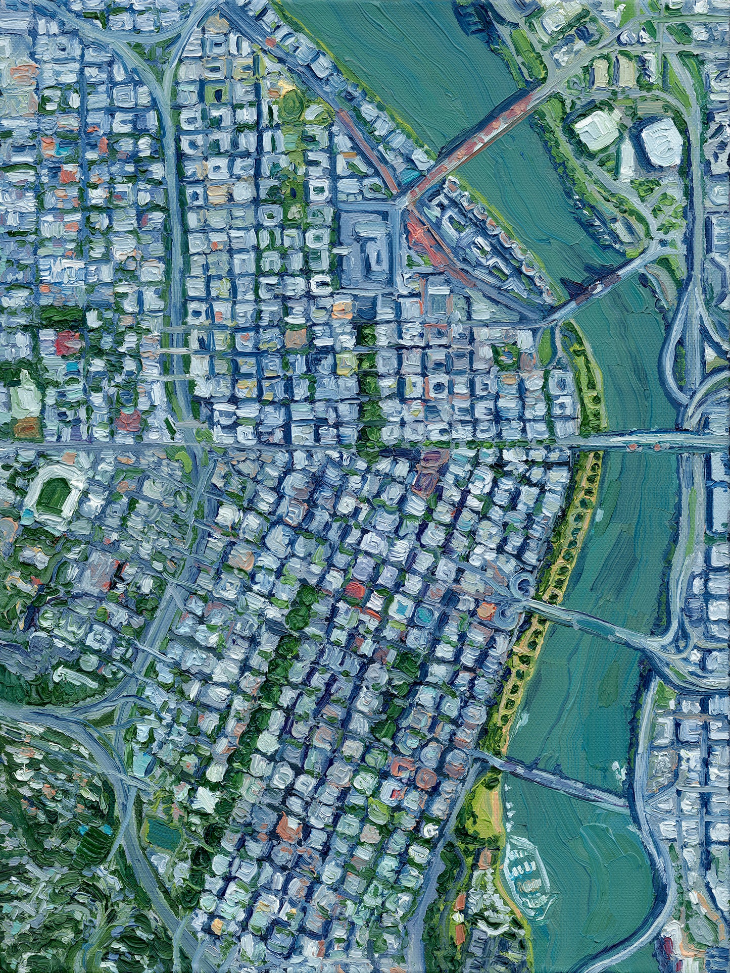 Downtown Portland, Oregon — Stretched Canvas Print