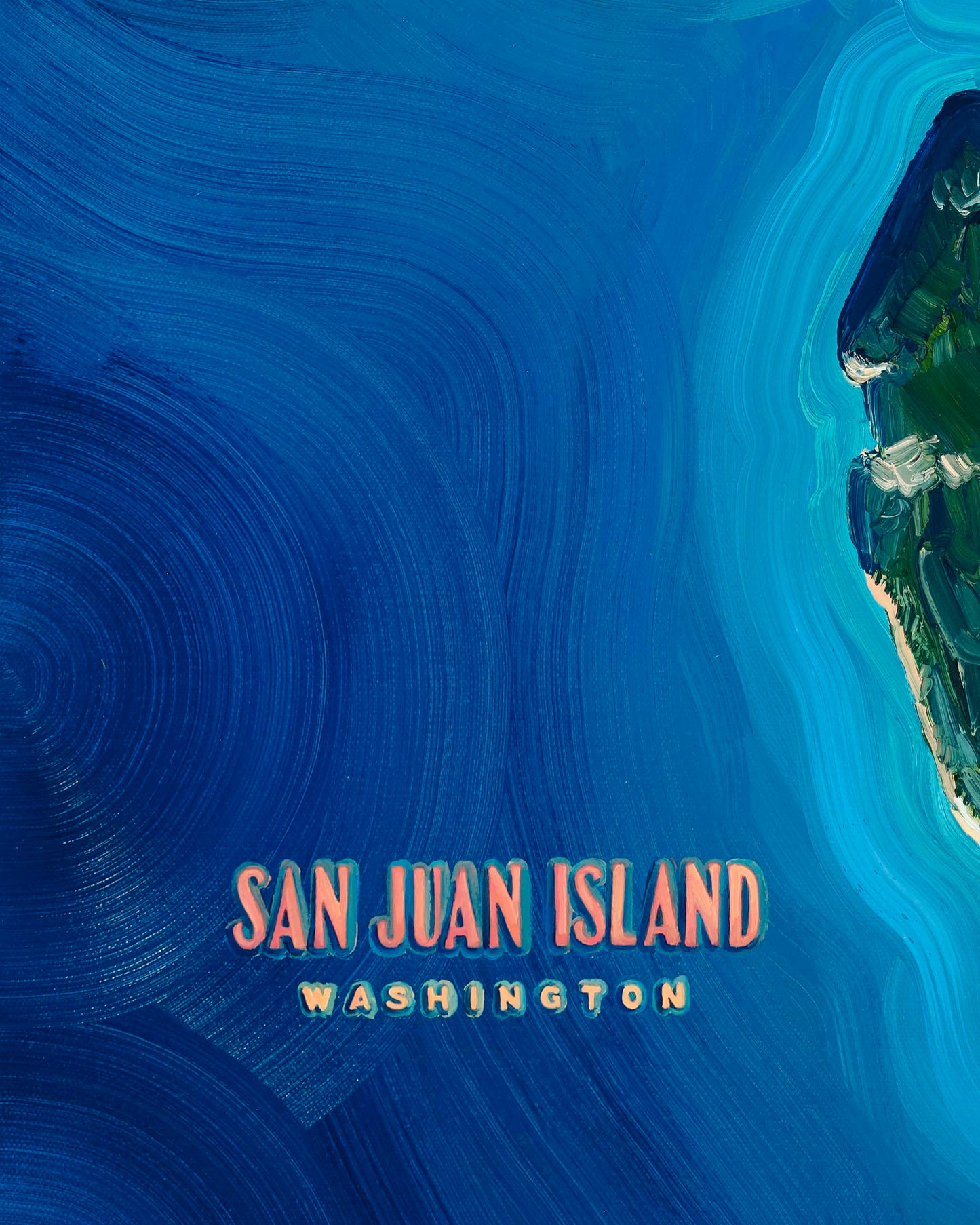 San Juan Island (West) — Giclée Print