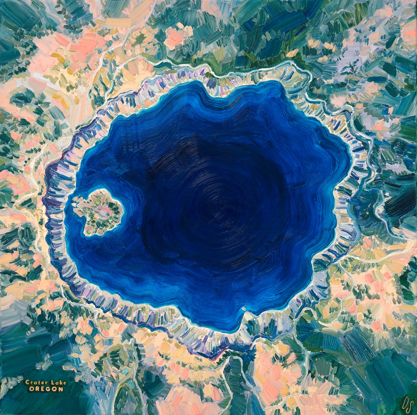 Crater Lake, Oregon — Giclée Print