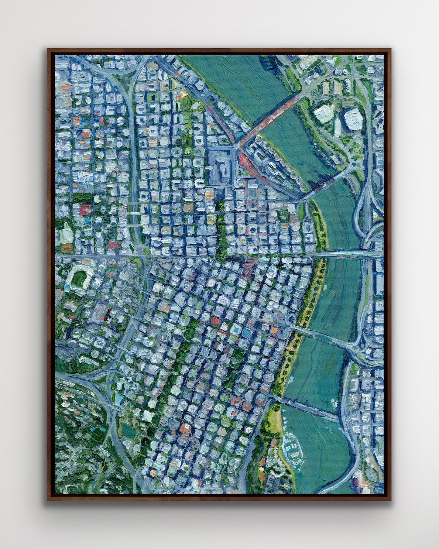 Downtown Portland, Oregon — Stretched Canvas Print
