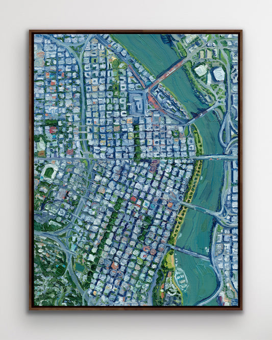 Downtown Portland, Oregon — Stretched Canvas Print