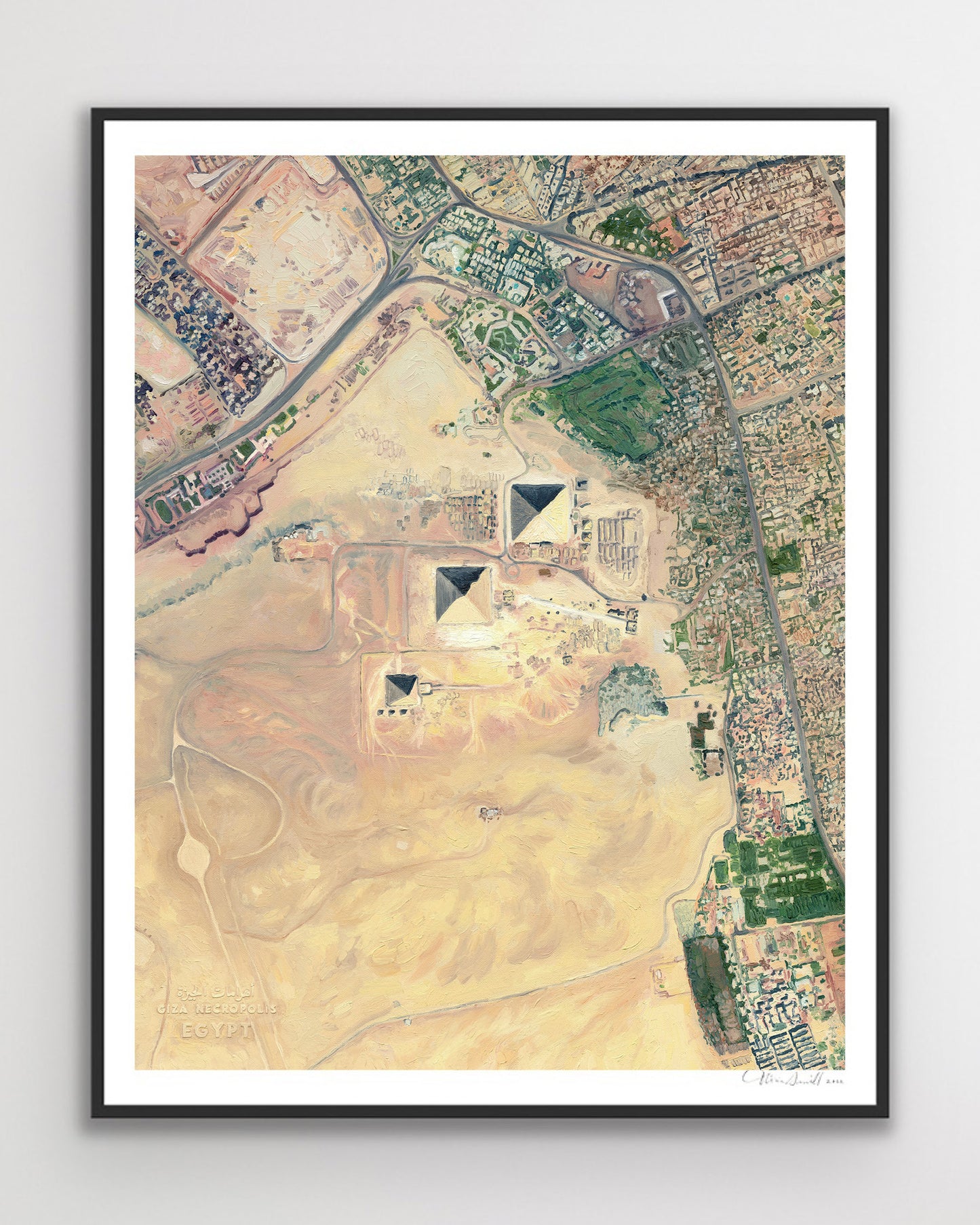 Giza Necropolis, Egypt — Giclée Print