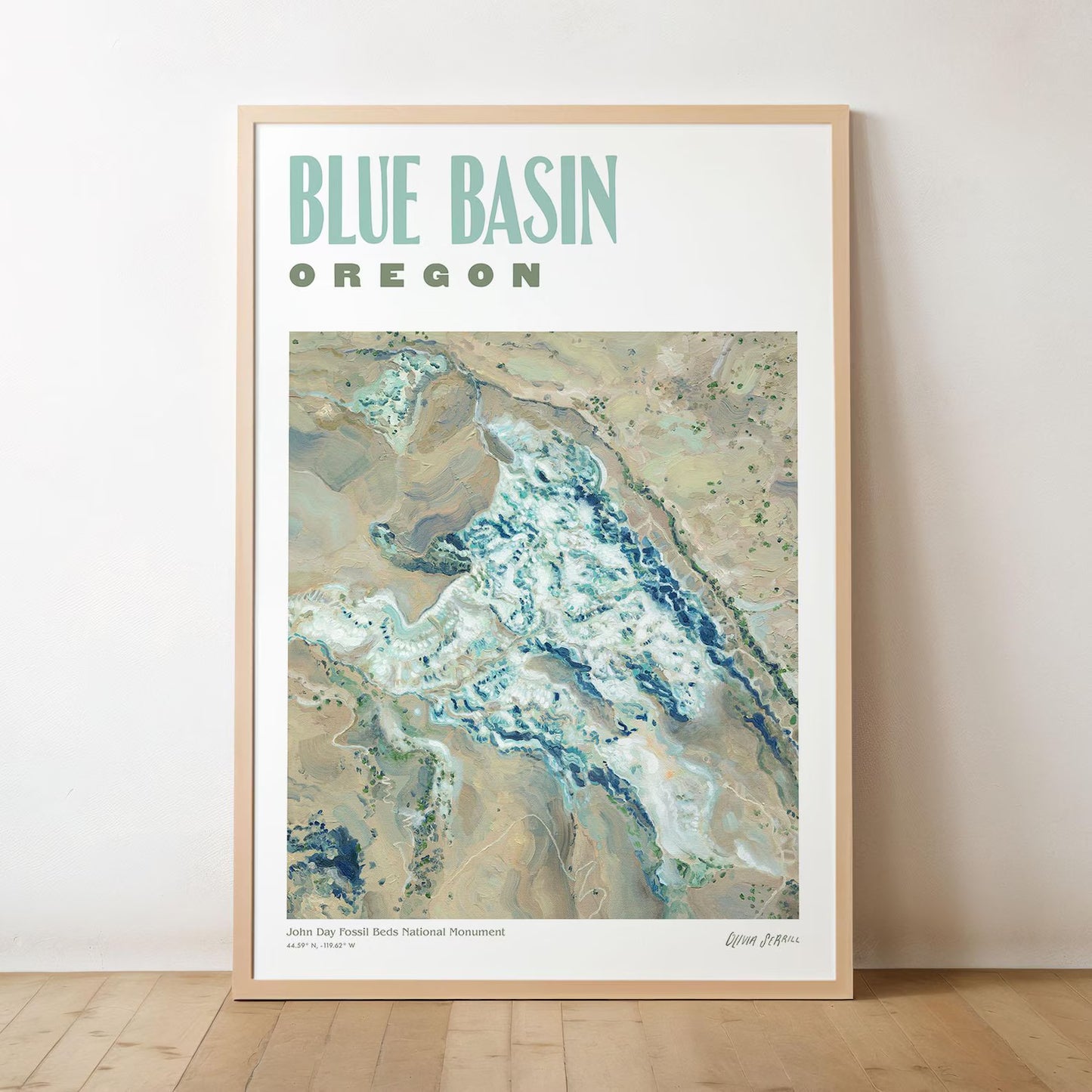 Blue Basin, OR Poster