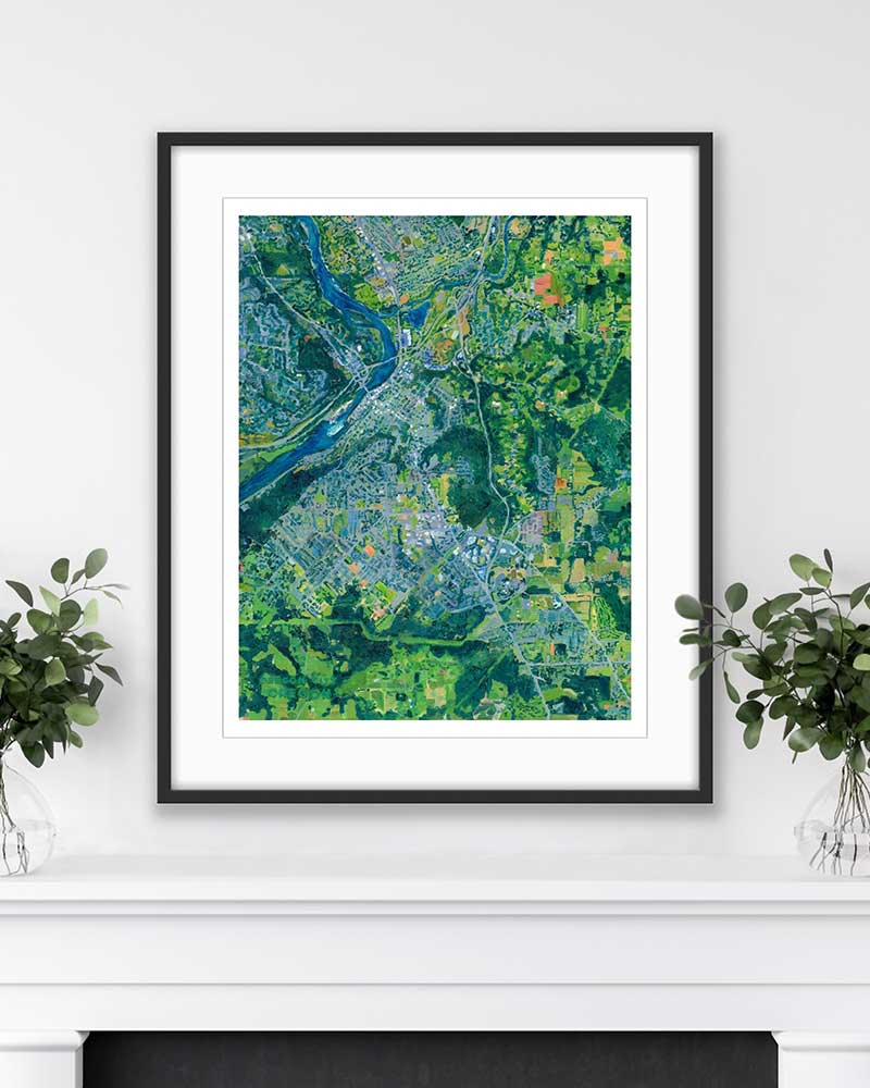 Oregon City, Oregon — Giclée Print