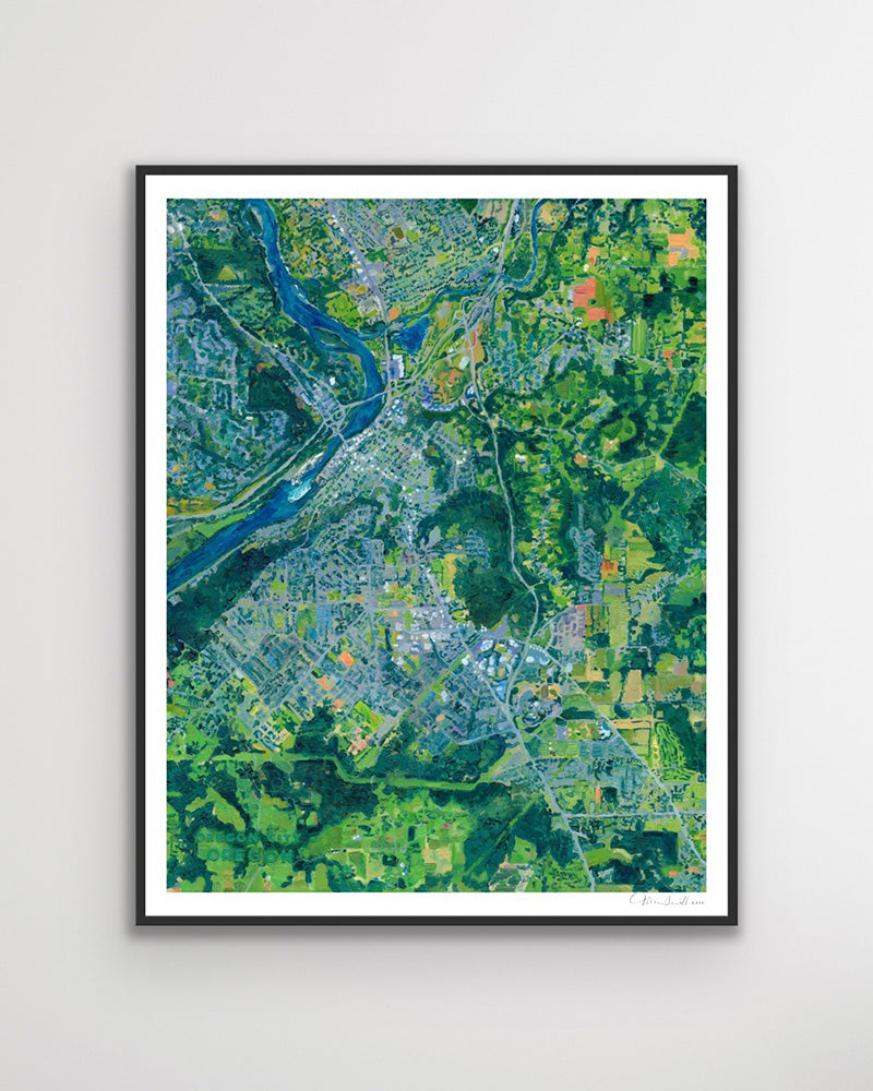 Oregon City, Oregon — Giclée Print