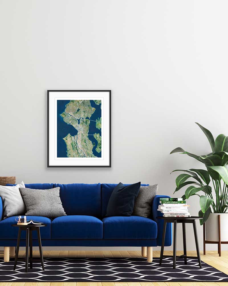 Seattle, Washington — Giclée Print