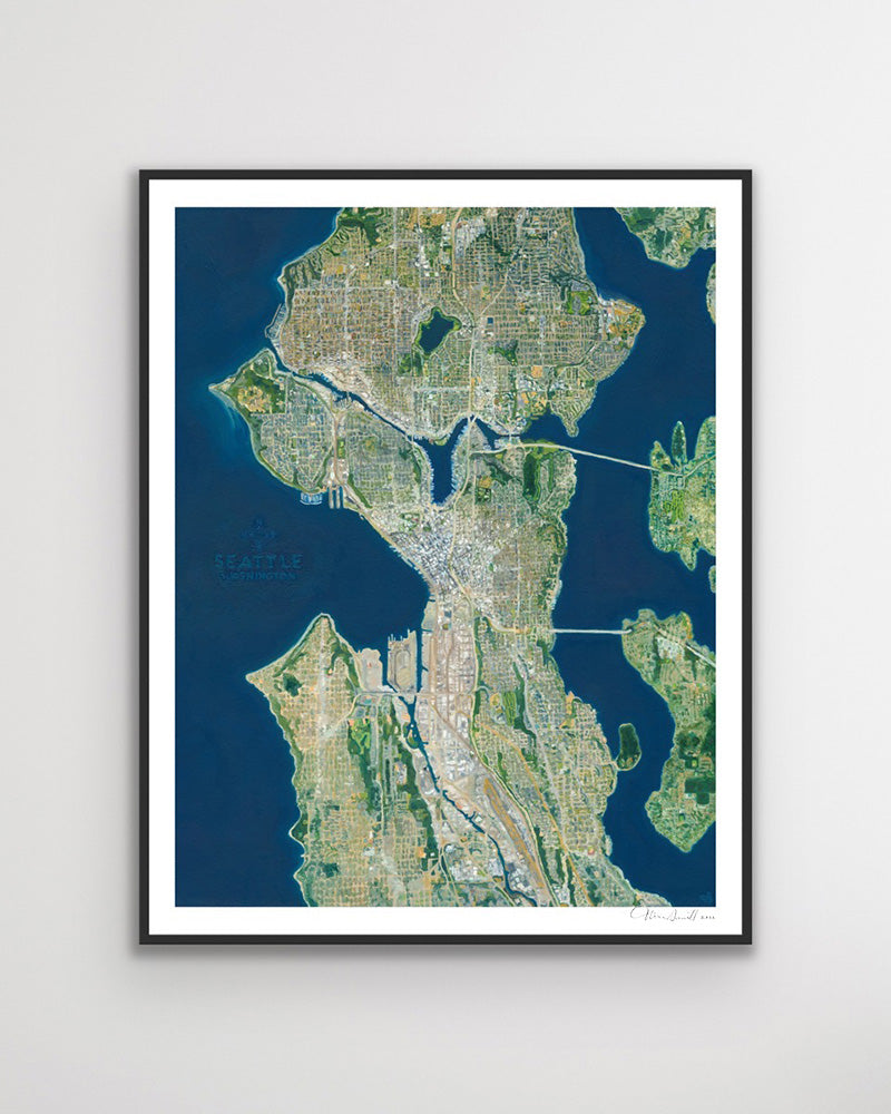 Seattle, Washington — Giclée Print
