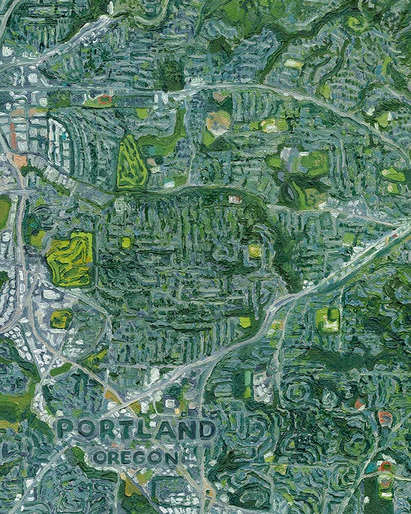 Portland, Oregon — Giclée Print