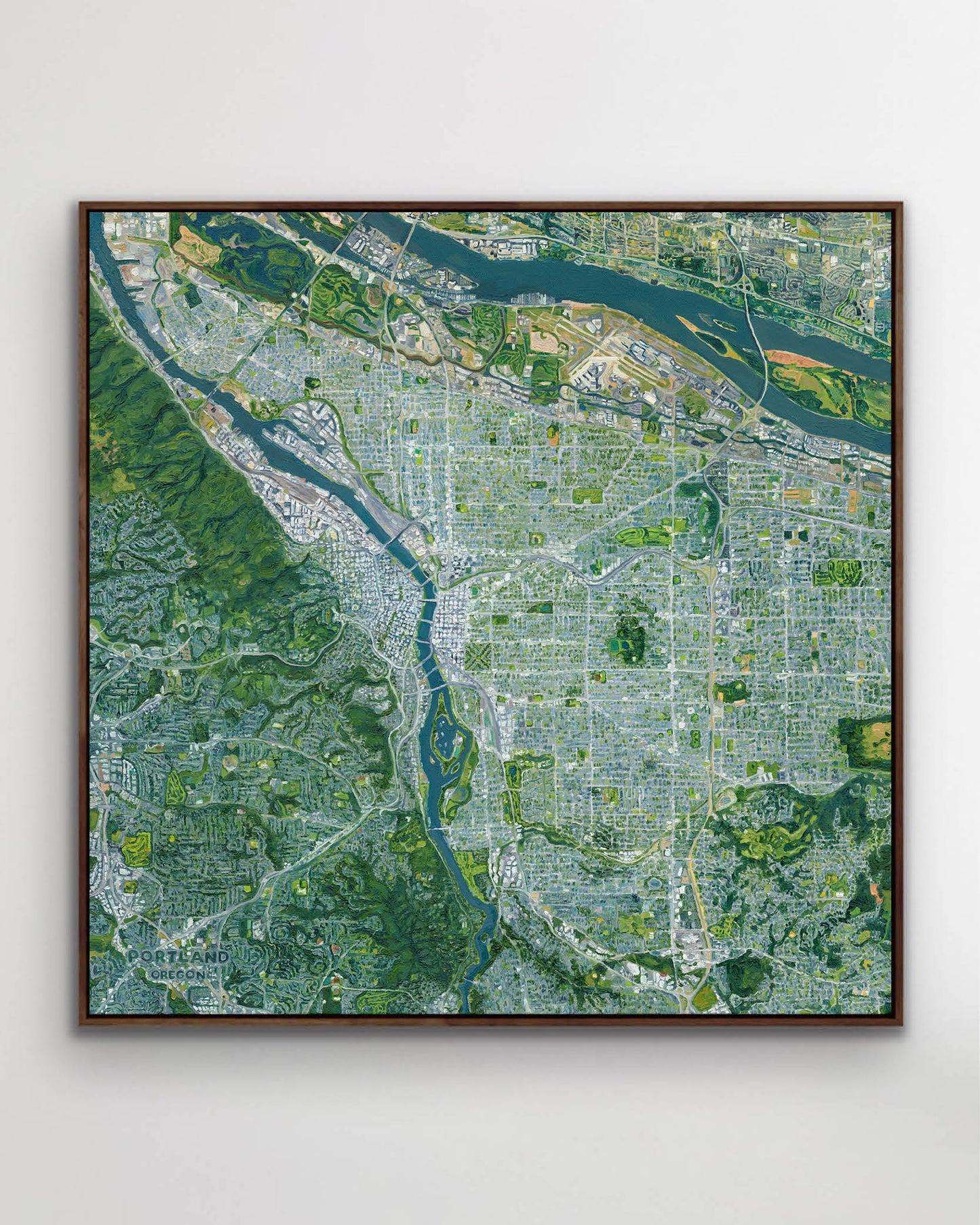 Portland, Oregon — Stretched Canvas Print
