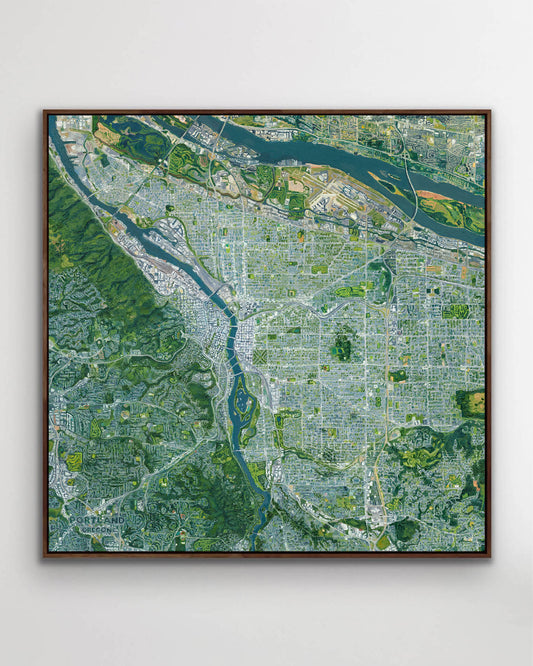 Portland, Oregon — Stretched Canvas Print