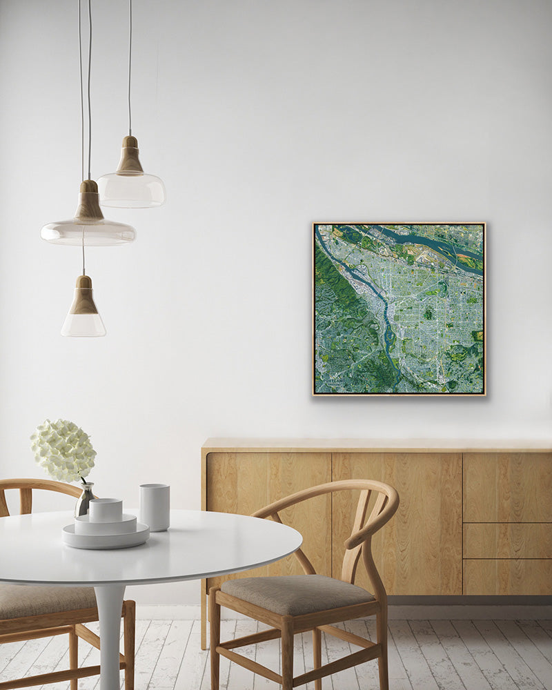 Portland, Oregon — Stretched Canvas Print