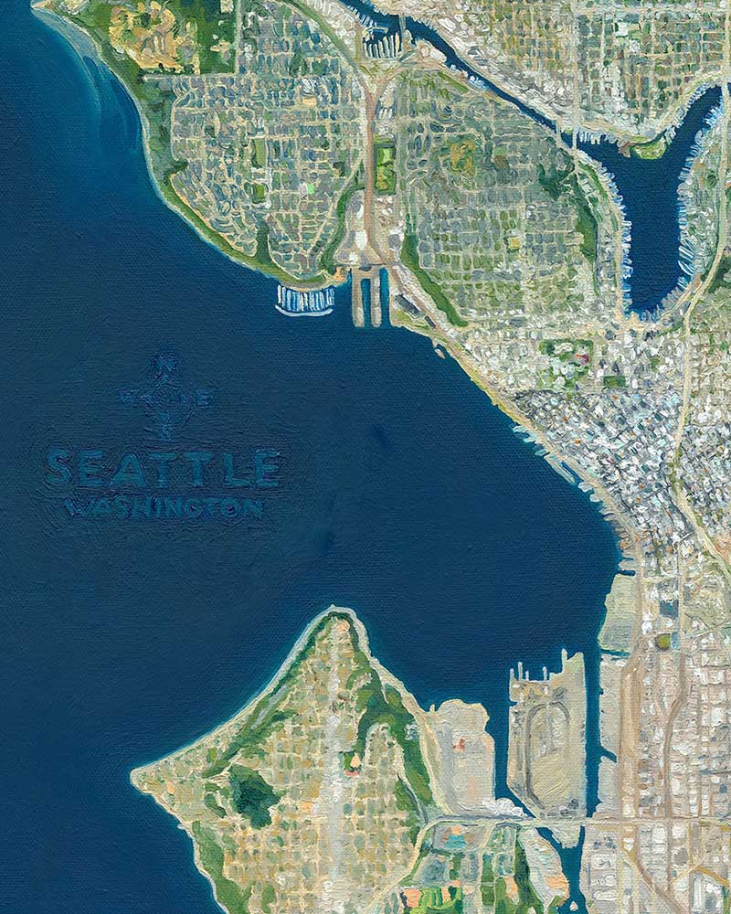 Seattle, Washington — Giclée Print