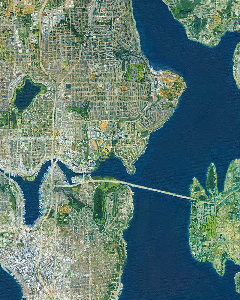 Seattle, Washington — Giclée Print