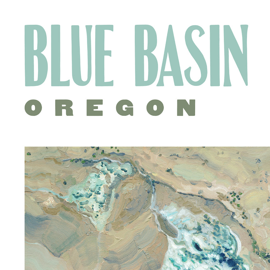 Blue Basin, OR Poster
