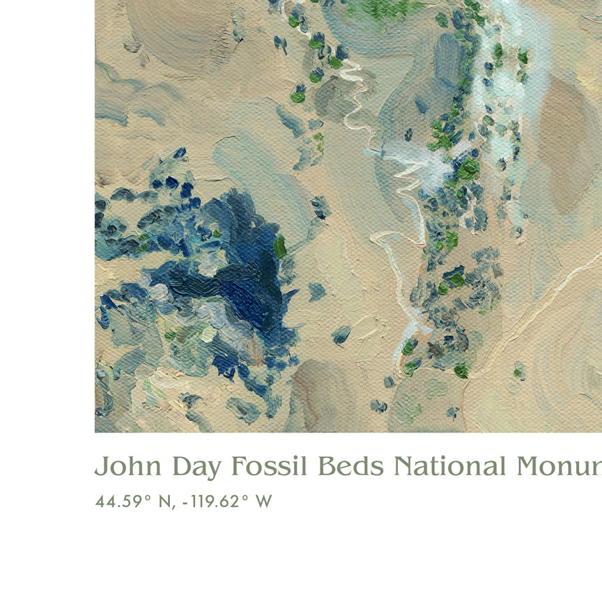 Blue Basin, OR Poster