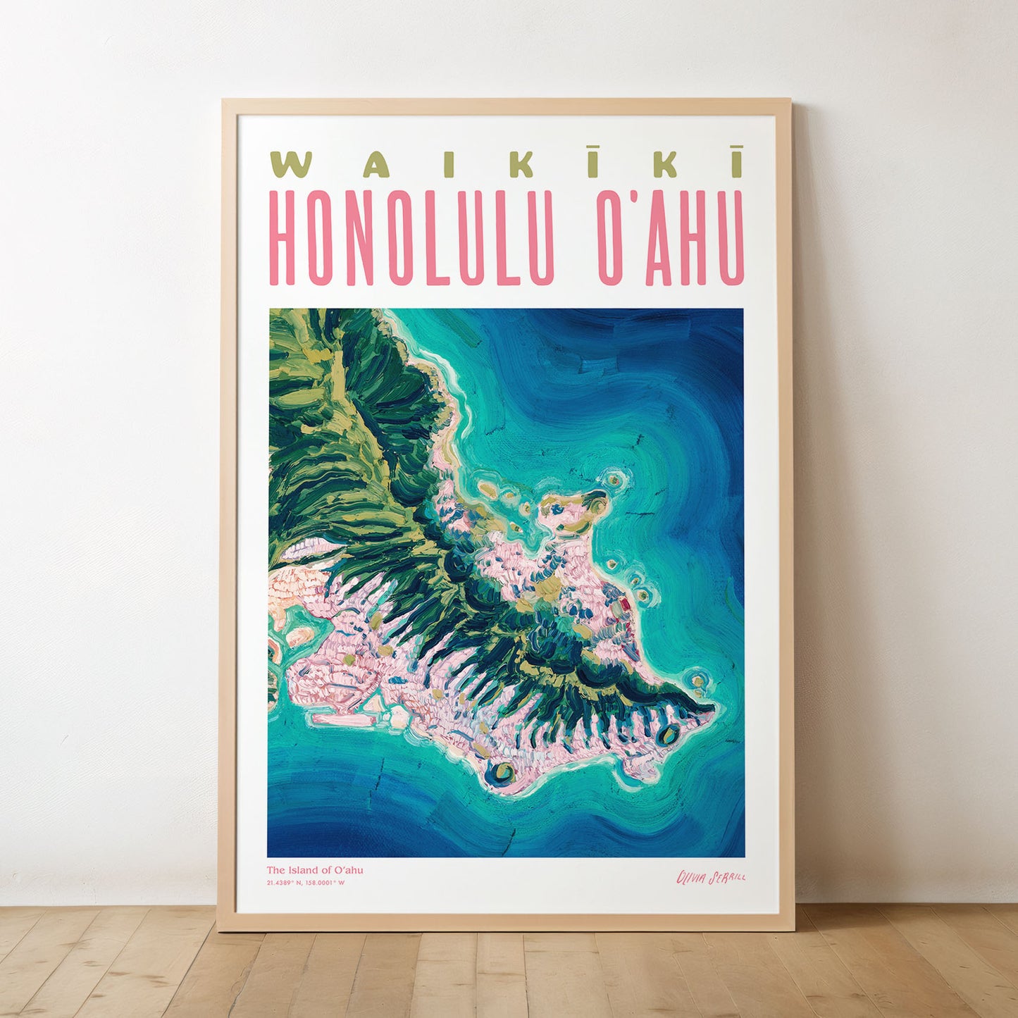 O'ahu, Hawai'i Poster