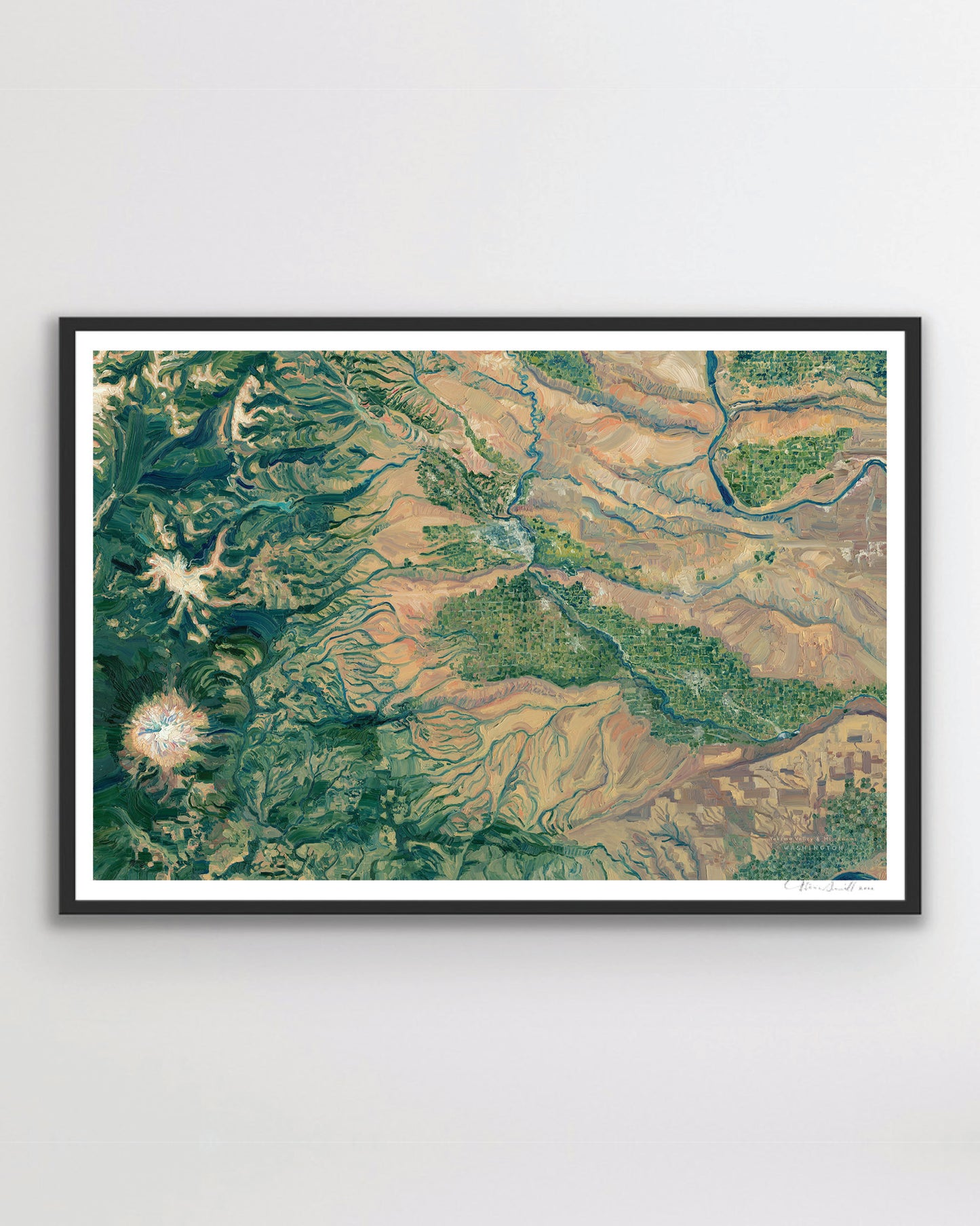 Yakima Valley & Mt. Adams, Washington — Giclée Print