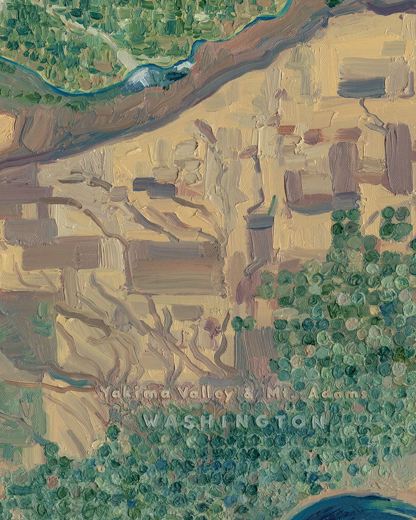 Yakima Valley & Mt. Adams, Washington — Giclée Print
