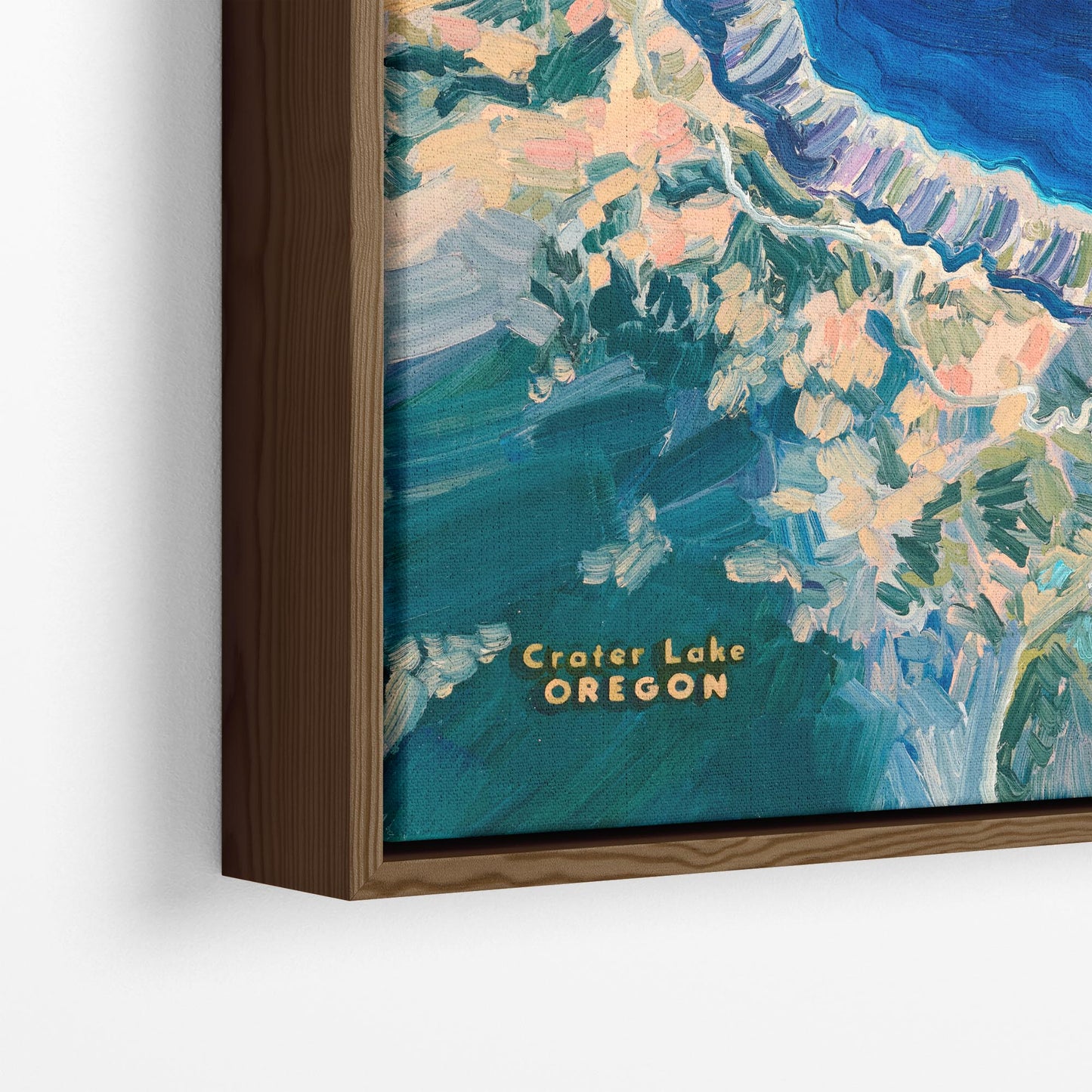 Crater Lake, Oregon — Stretched Canvas Print