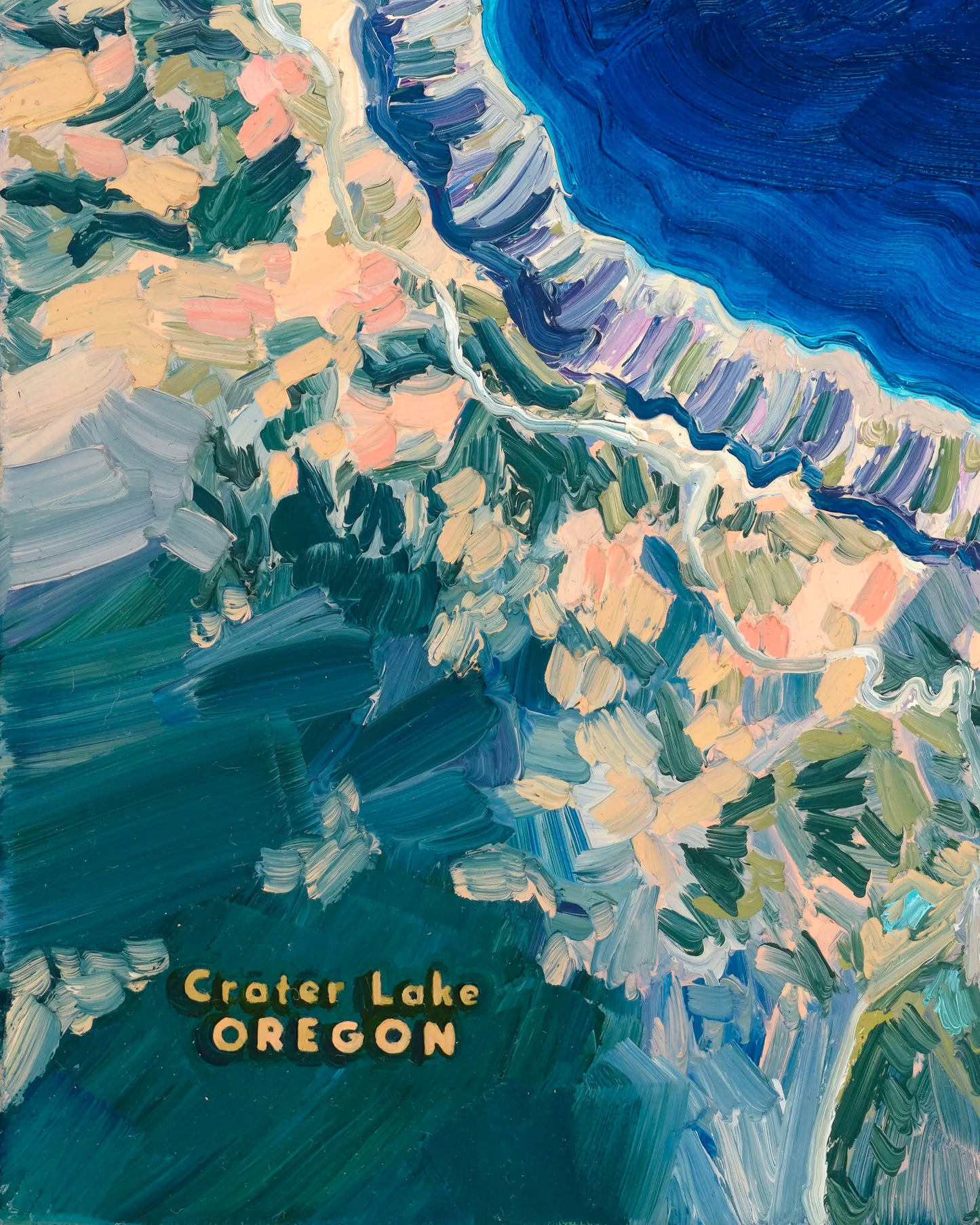 Crater Lake, Oregon — Giclée Print