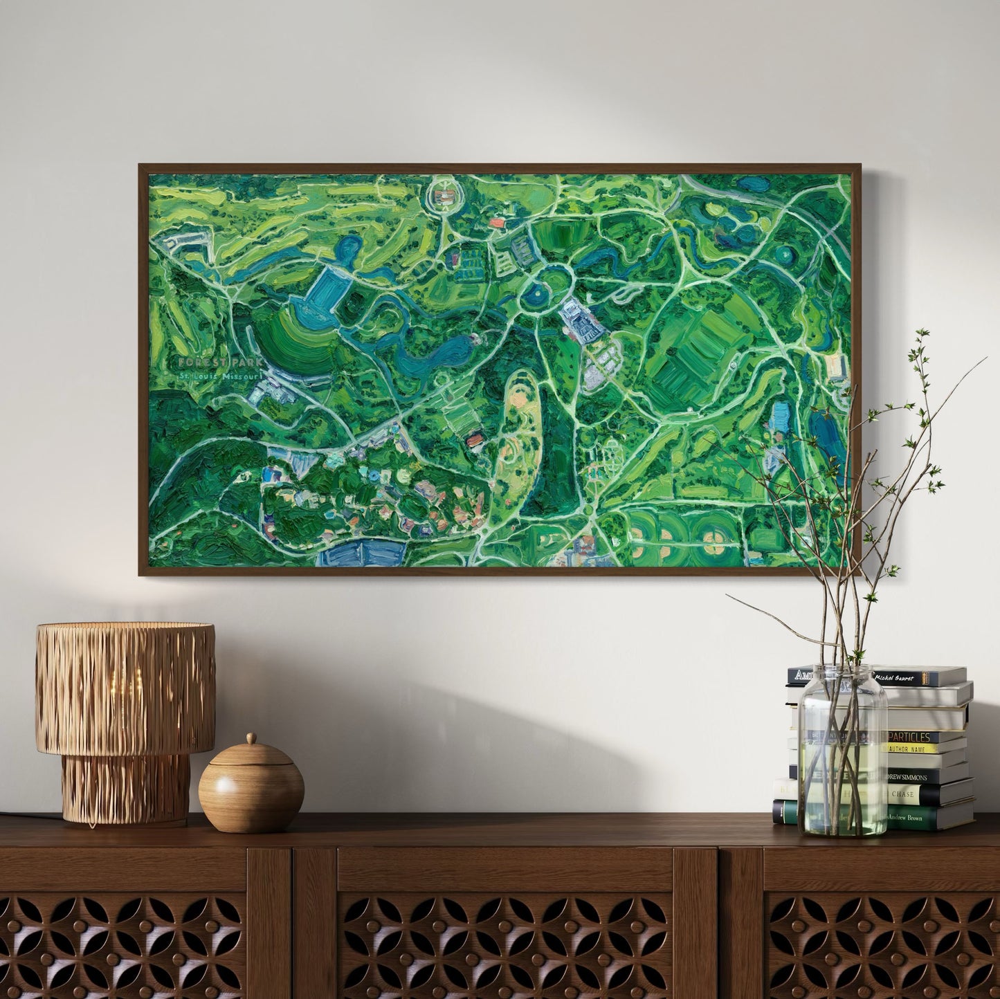 Forest Park, St. Louis, Missouri — Stretched Canvas Print