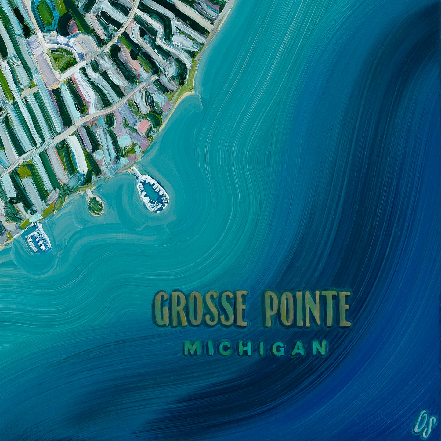 Grosse Pointe, Michigan — Stretched Canvas Print