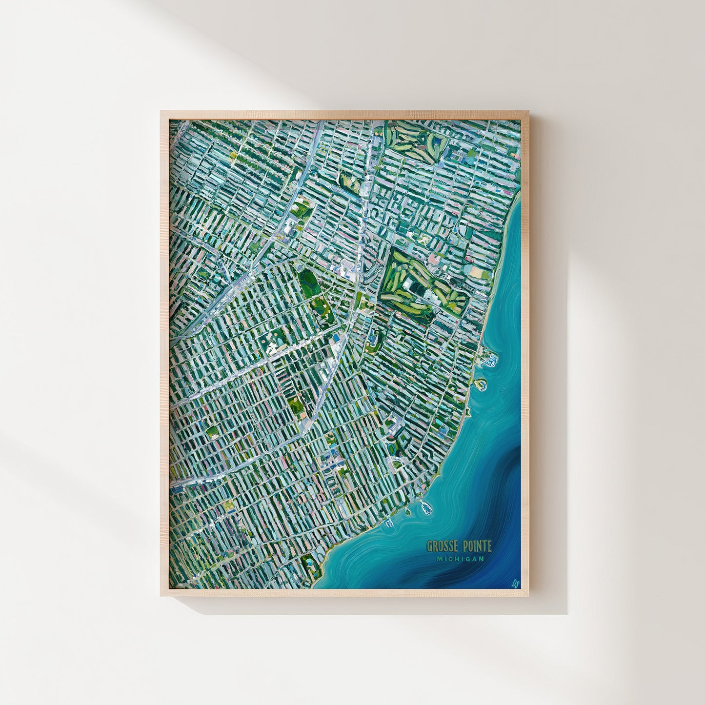 Grosse Pointe, Michigan — Giclée Print