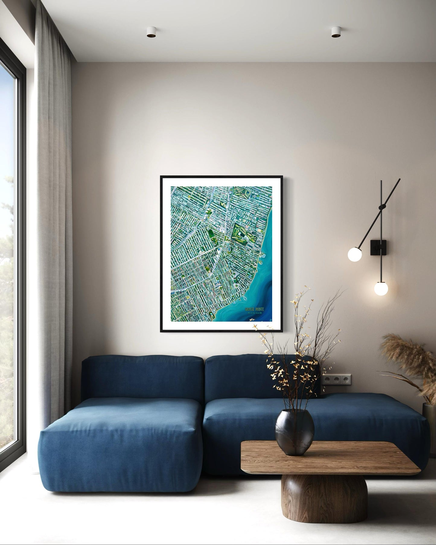 Grosse Pointe, Michigan — Giclée Print