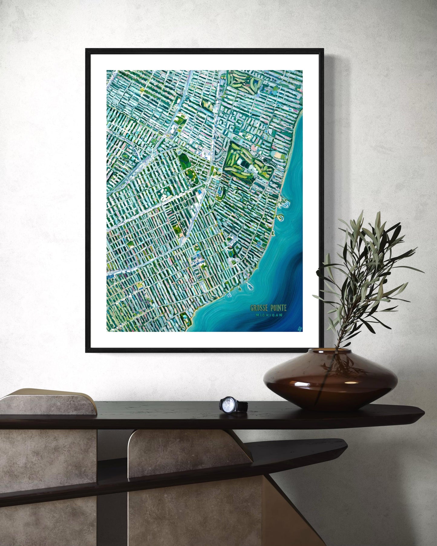 Grosse Pointe, Michigan — Giclée Print