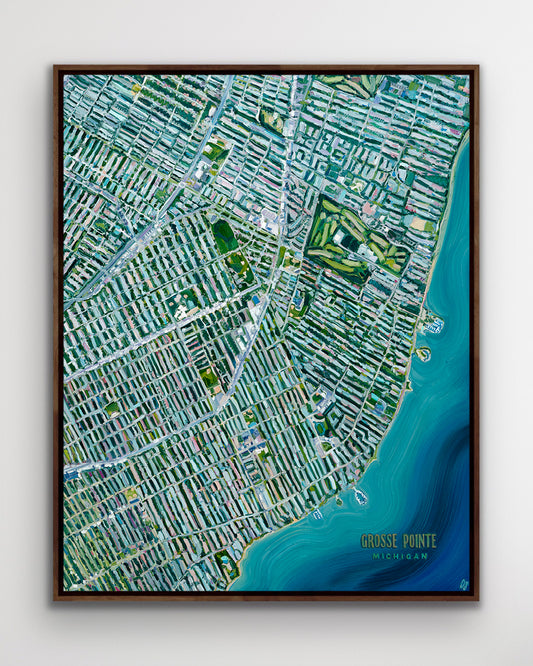 Grosse Pointe, Michigan — Stretched Canvas Print