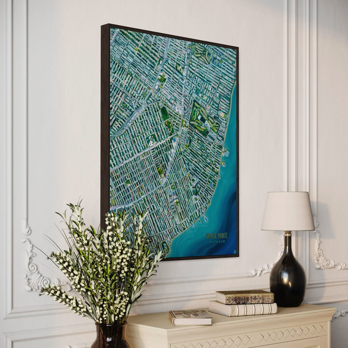 Grosse Pointe, Michigan — Stretched Canvas Print