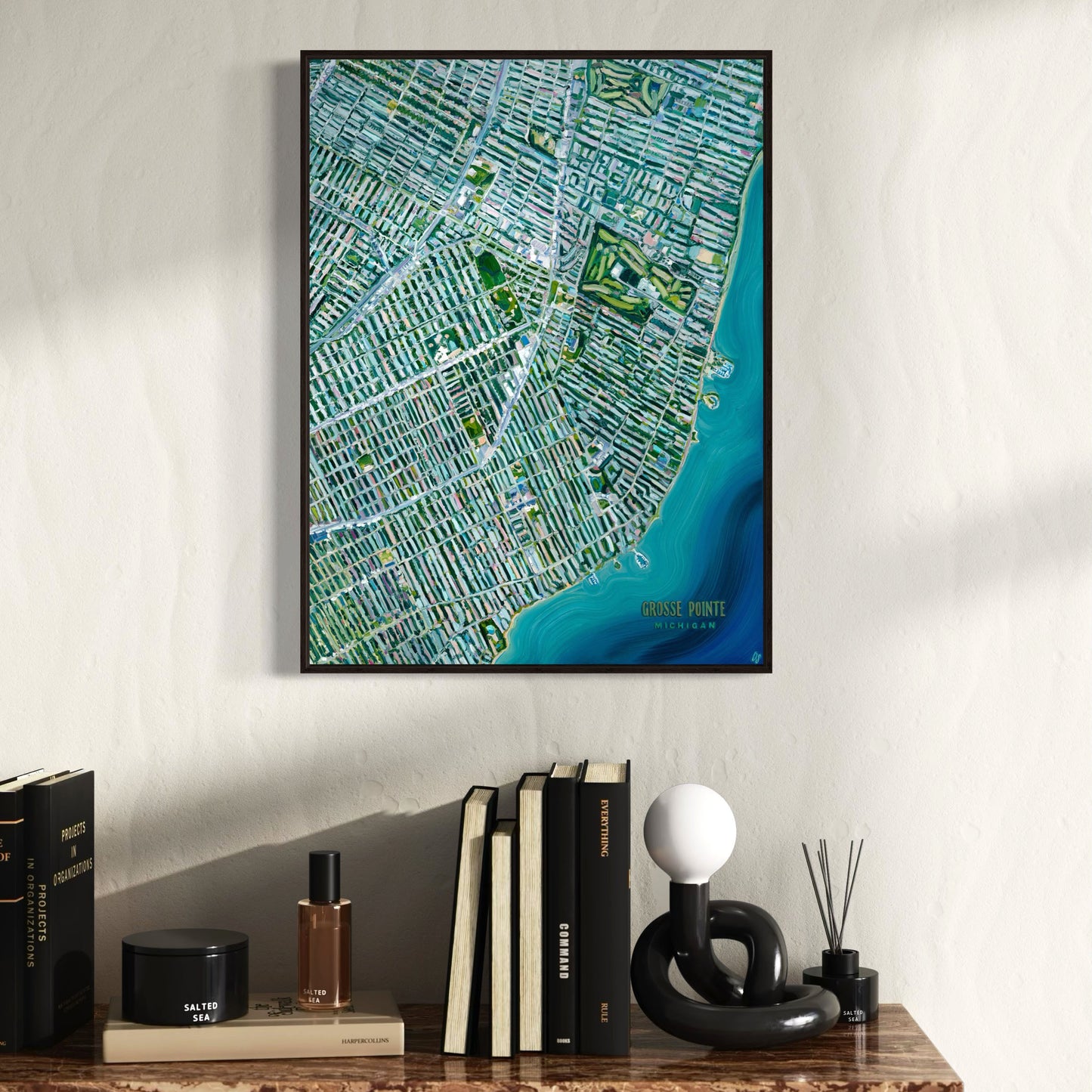 Grosse Pointe, Michigan — Stretched Canvas Print