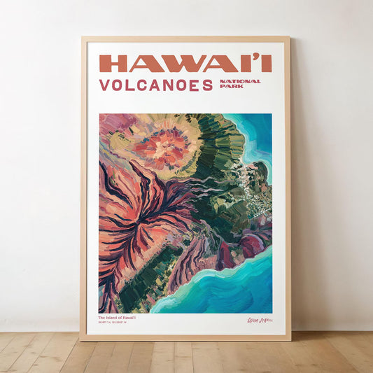 Hawai'i Volcanoes Poster