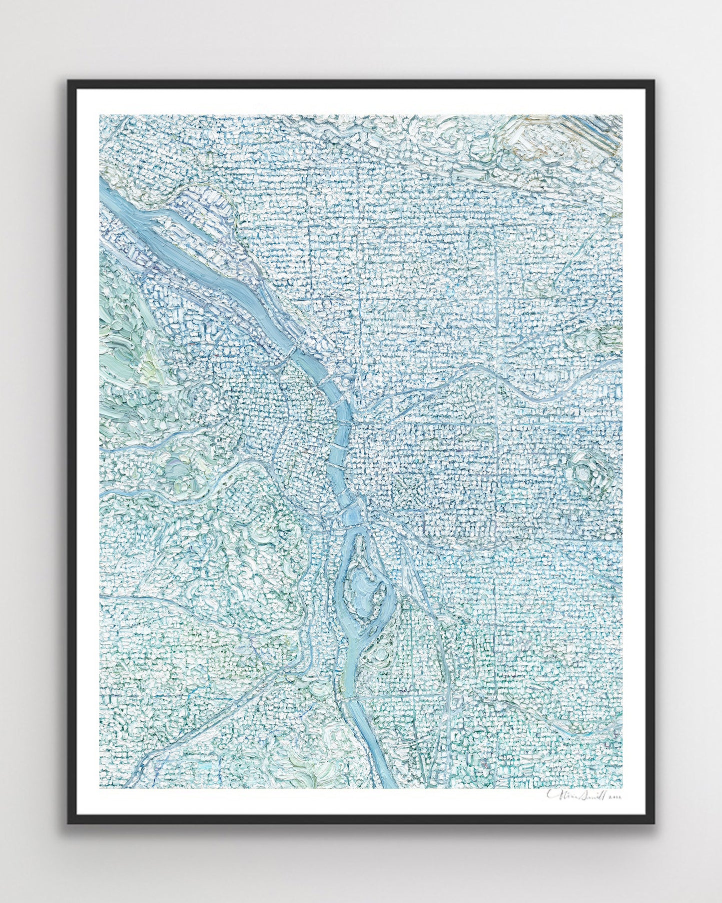 Portland Under Snow — Giclée Print