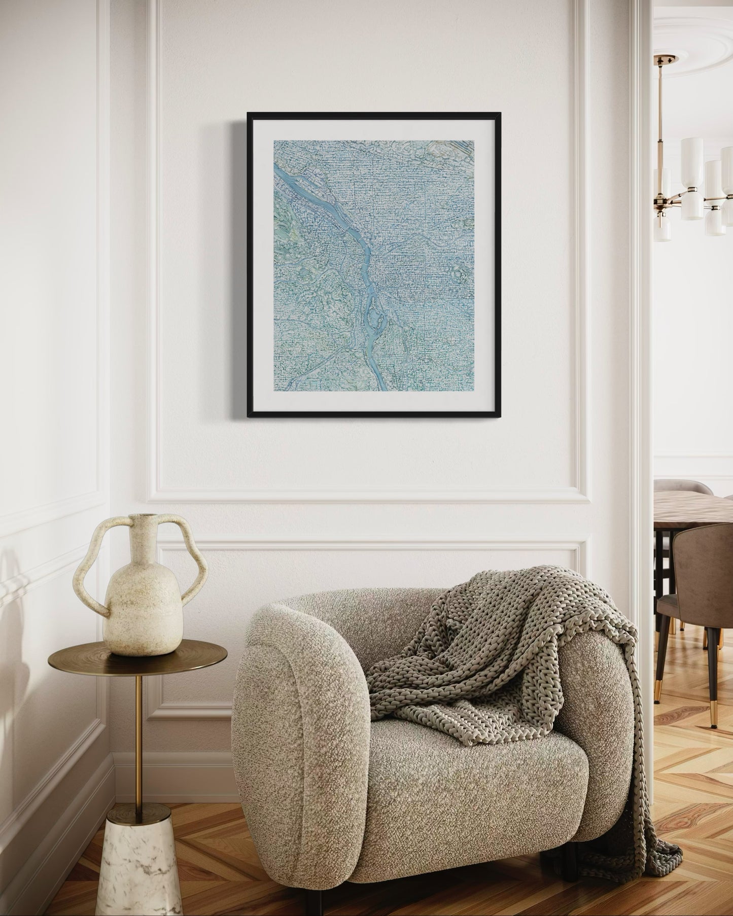 Portland Under Snow — Giclée Print